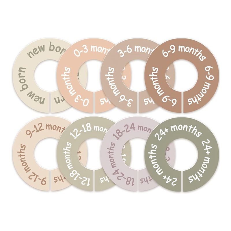 Closet Organizer Baby - J1UL1N Babykastverdelers voor kleding - Ronde