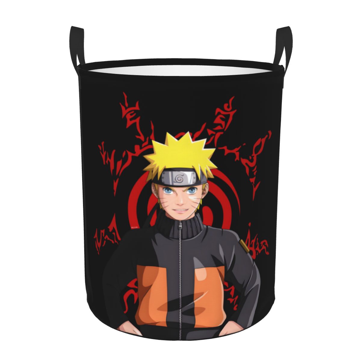 Laundry Hamper Nursery - Opvouwbare wasmand met Naruto Uzumaki anime-print,