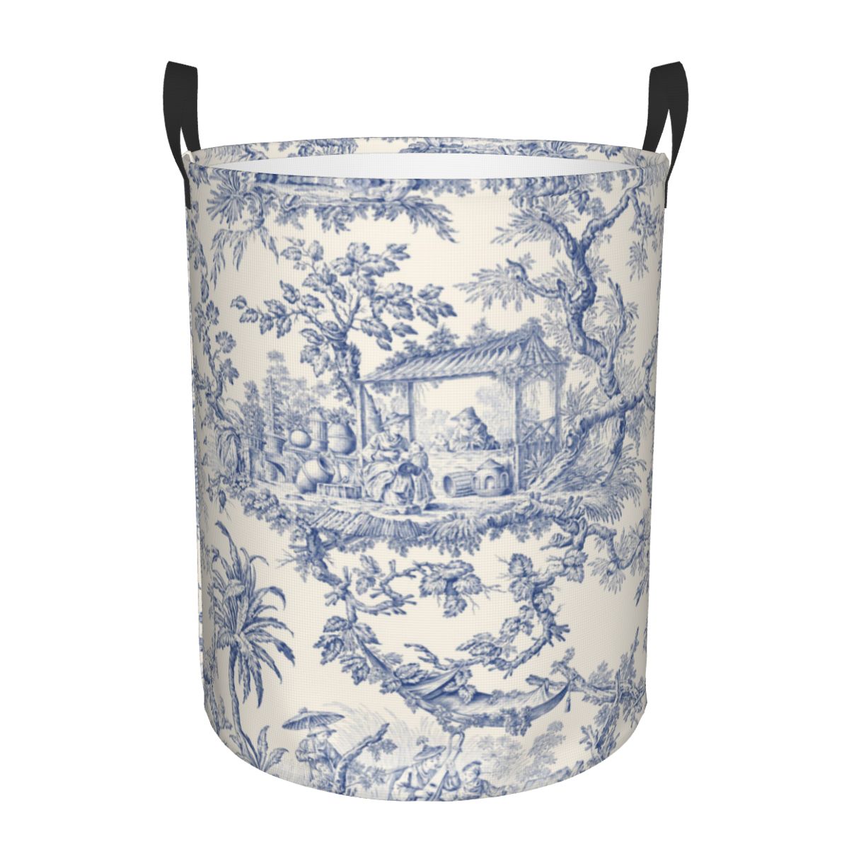 Baby Nursery Things - Custom Toile De Jouy Patronen Wasmand