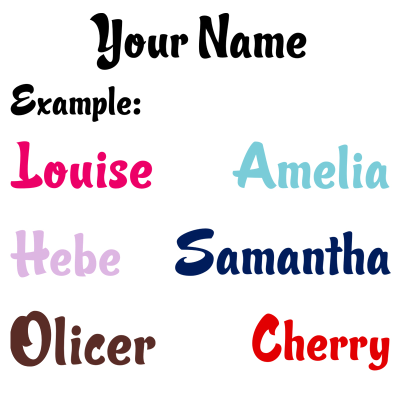Baby Nursery Labels - Gepersonaliseerde naam vinyl sticker muursticker aangepaste