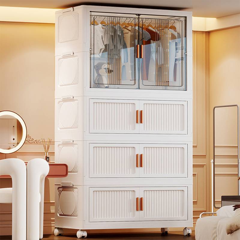 Closet Organizer Baby - Opvouwbare opbergkast voor babykleding, multi-tier kledingkast