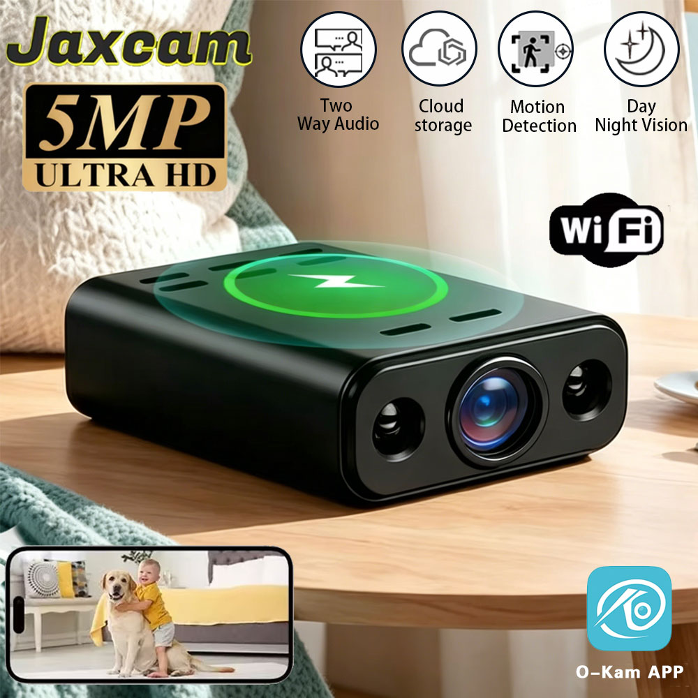 Baby Nursery Camera - 5MP Indoor Mini Beveiligingscamera 2.4G WiFi