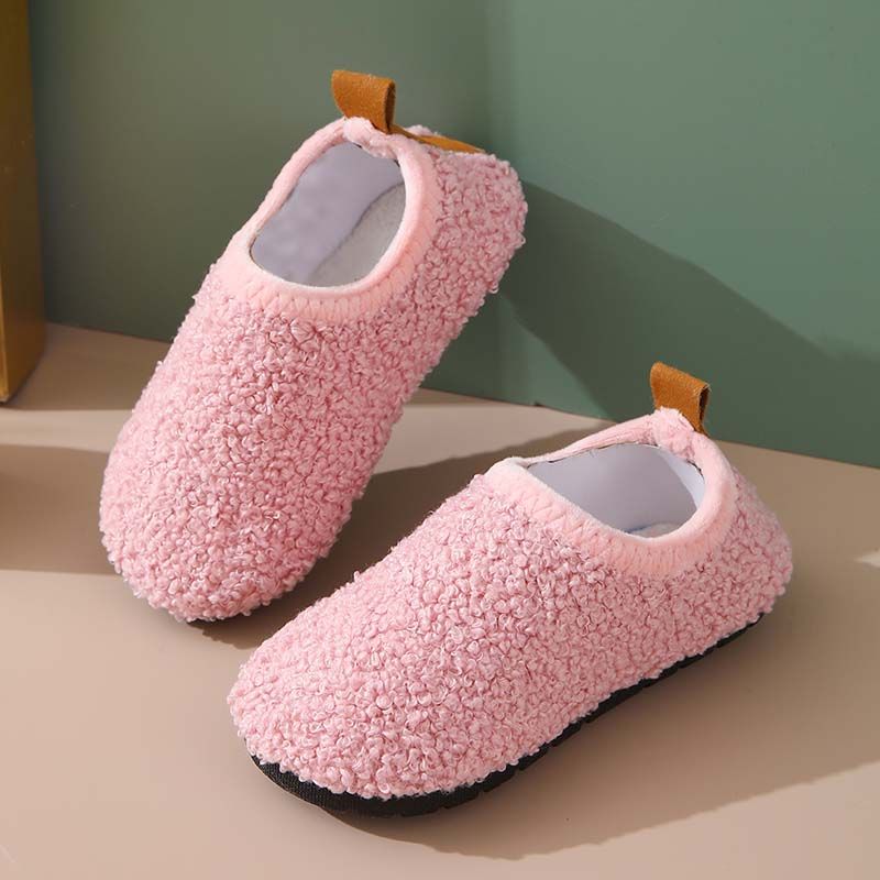 Baby Nursery Online - Kinderpantoffels met fleecevoering, warme antislip, stille