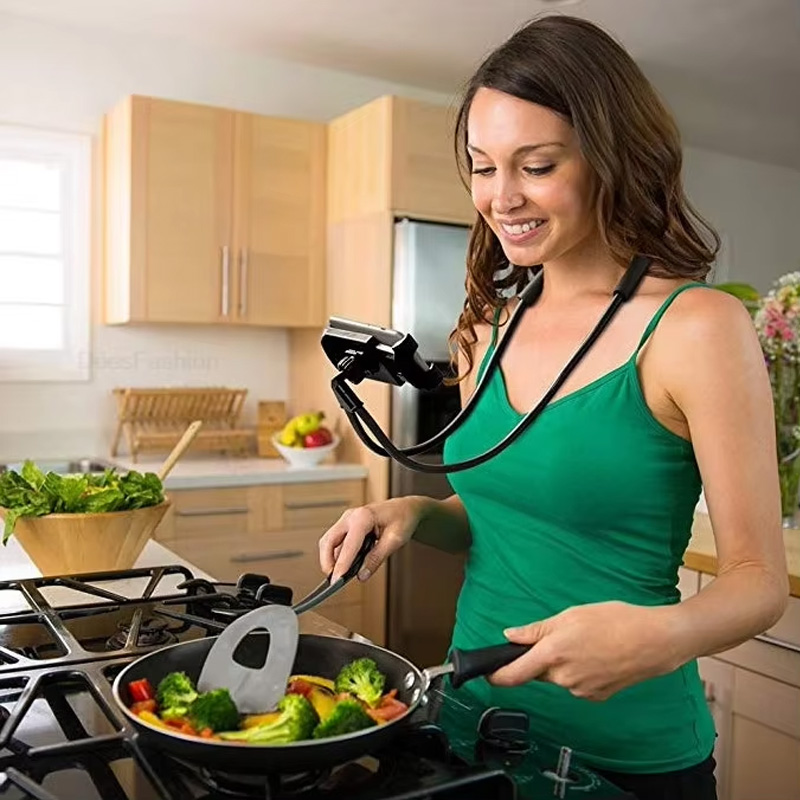Mobile Hanger Arm - Flexibele mobiele telefoonhouder Hangende nek Luie