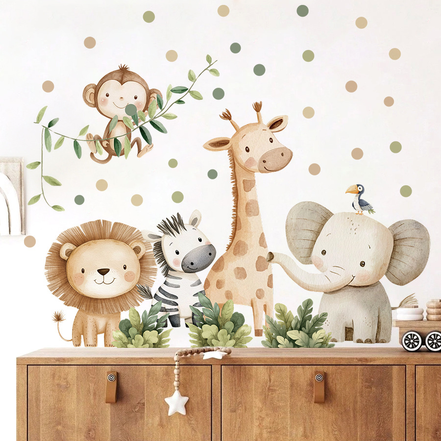 Boho bosdieren muurstickers vo - Baby Nursery Labels recensie en prijs