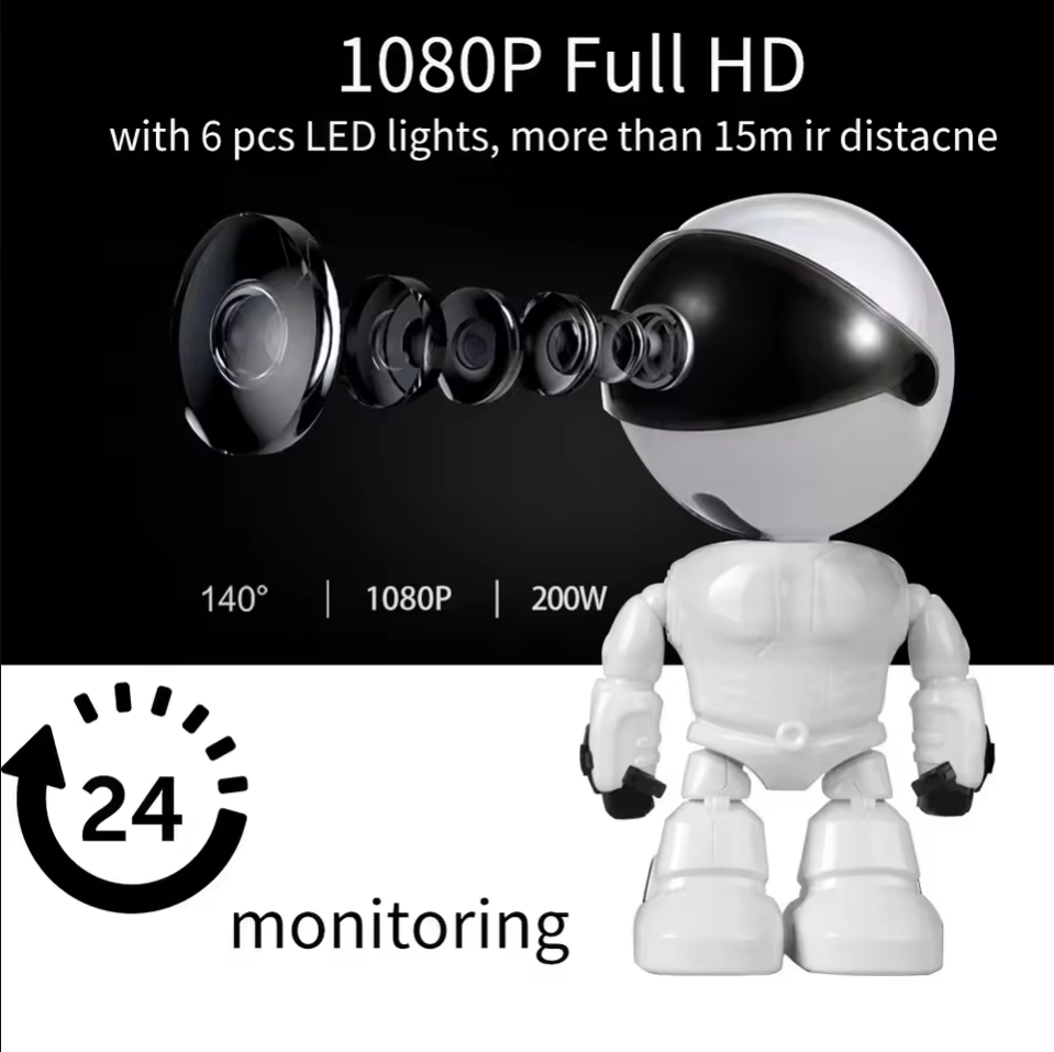 Smart Robot WiFi IP-camera 108 - Baby Nursery Camera recensie en prijs