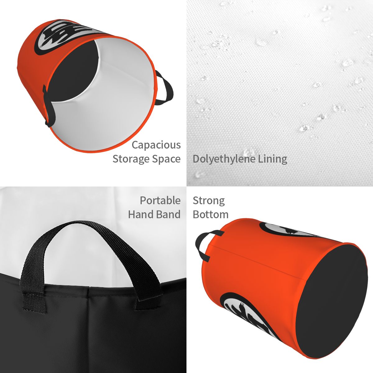 Opvouwbare wasmand met Dragon  - Laundry Hamper Nursery recensie en prijs