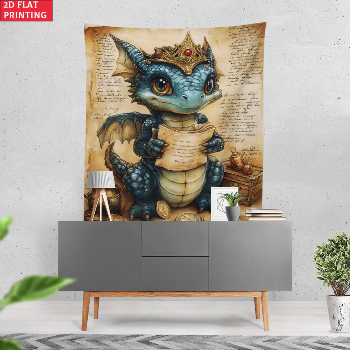 Draak baby kroon schat fantasi - Baby Nursery Modern recensie en prijs