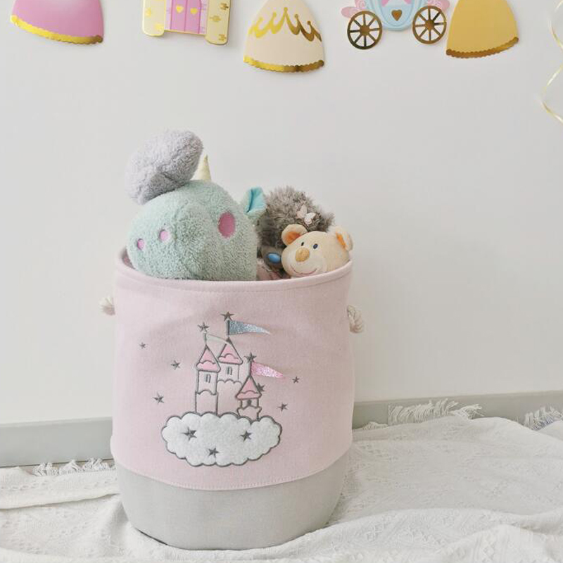 Grote roze wasmand Kinderspeel - Laundry Hamper Nursery recensie en prijs