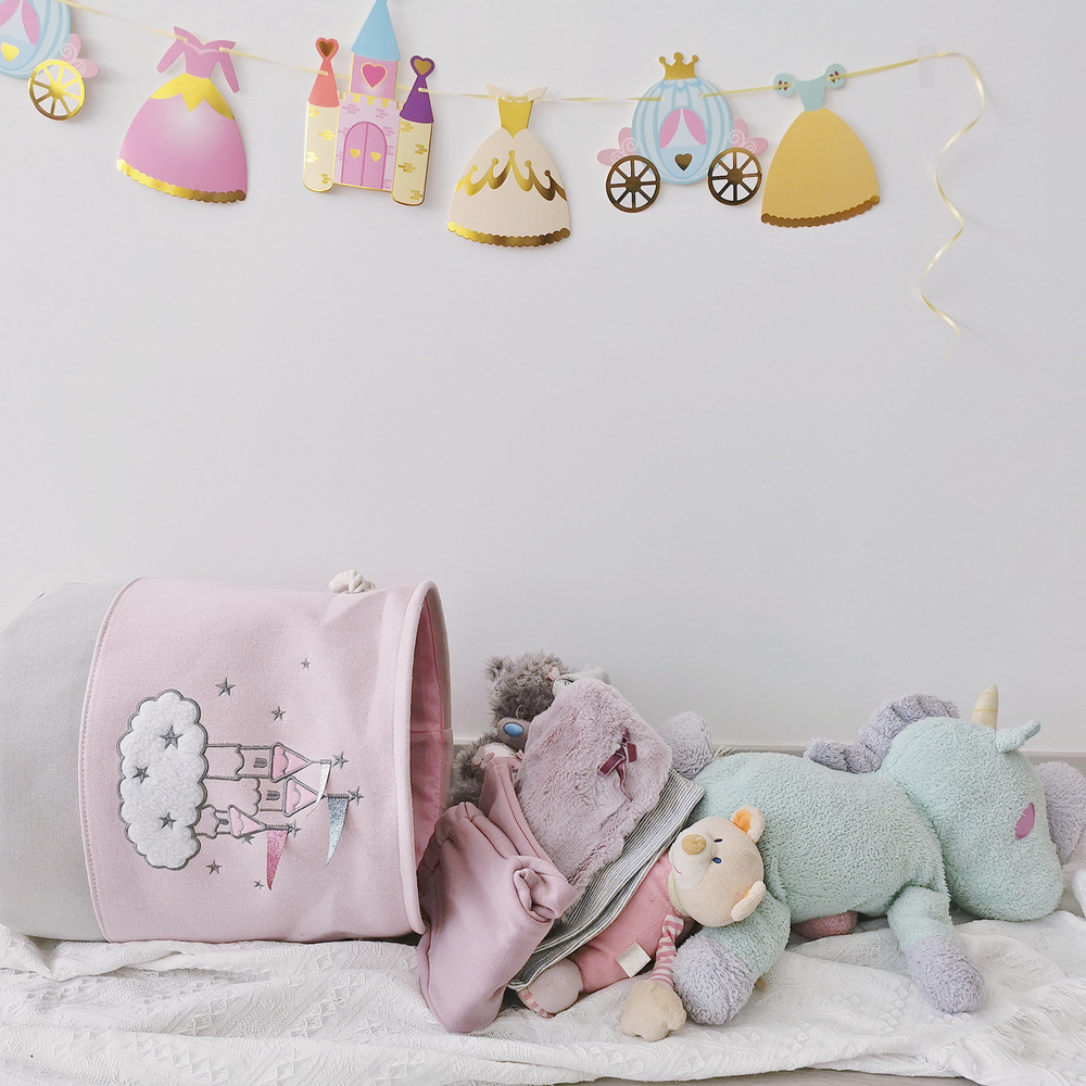 Grote roze wasmand Kinderspeel - Laundry Hamper Nursery recensie en prijs