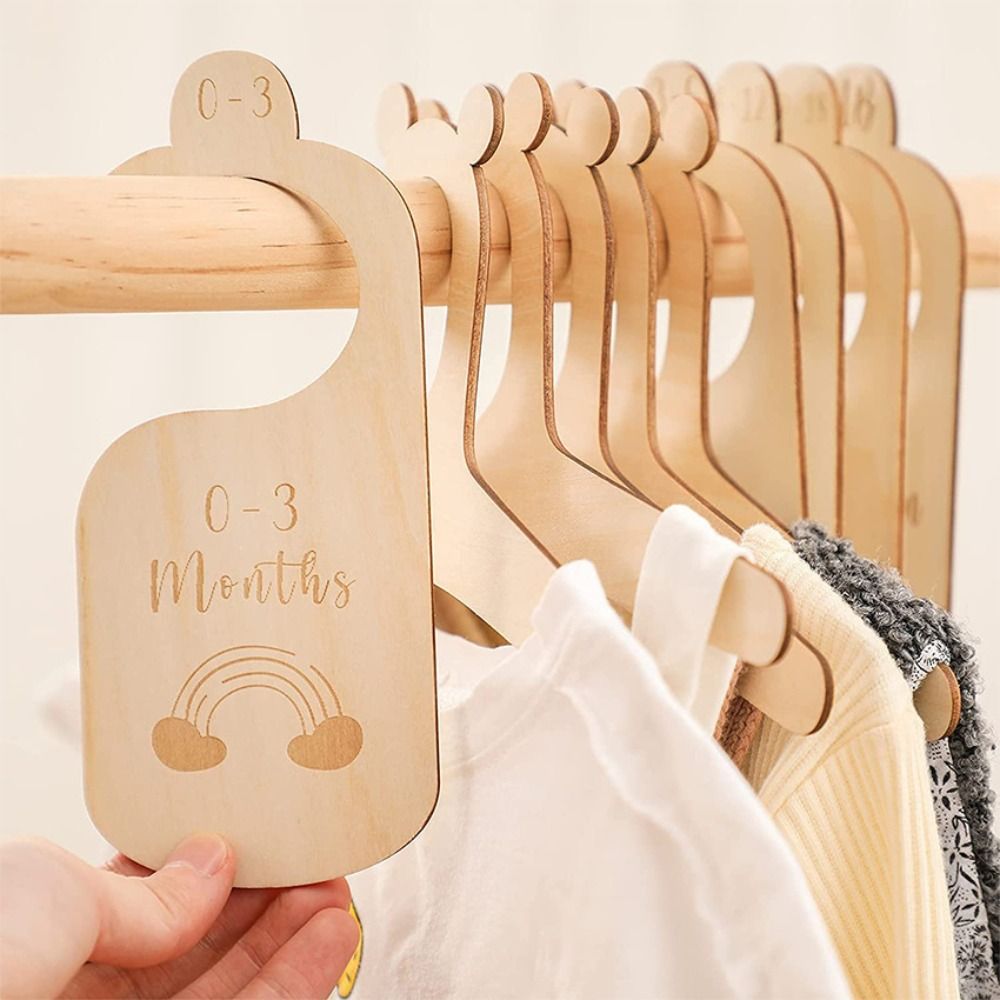 7/8 Stuks Houten Babykastverde - Baby Nursery Labels recensie en prijs