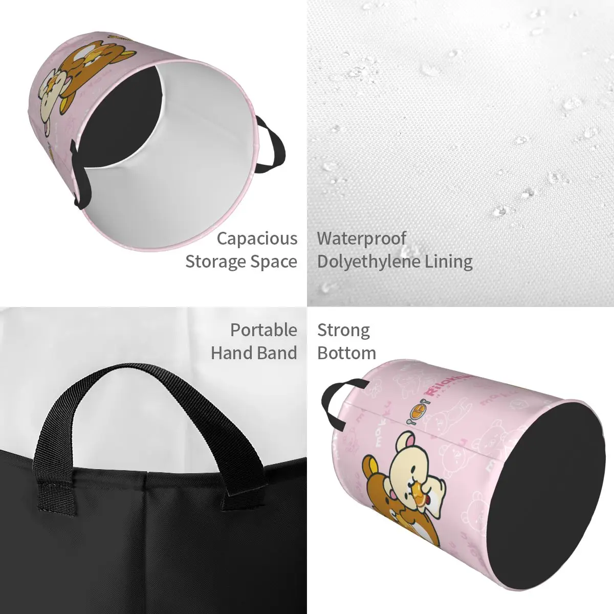 Kawaii Cartoon Rilakkuma Beer  - Laundry Hamper Nursery recensie en prijs