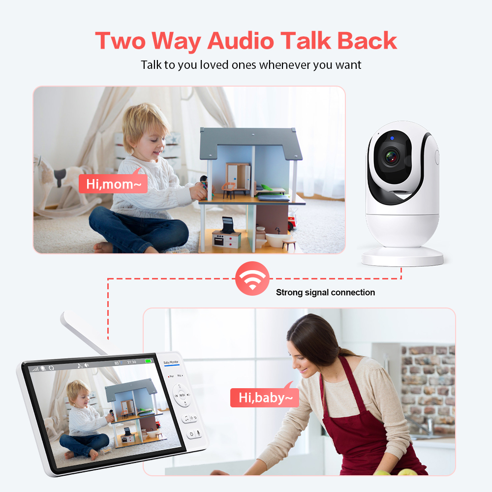 Video Babyfoon 7 ''1080P HD Gr - Baby Nursery Camera recensie en prijs