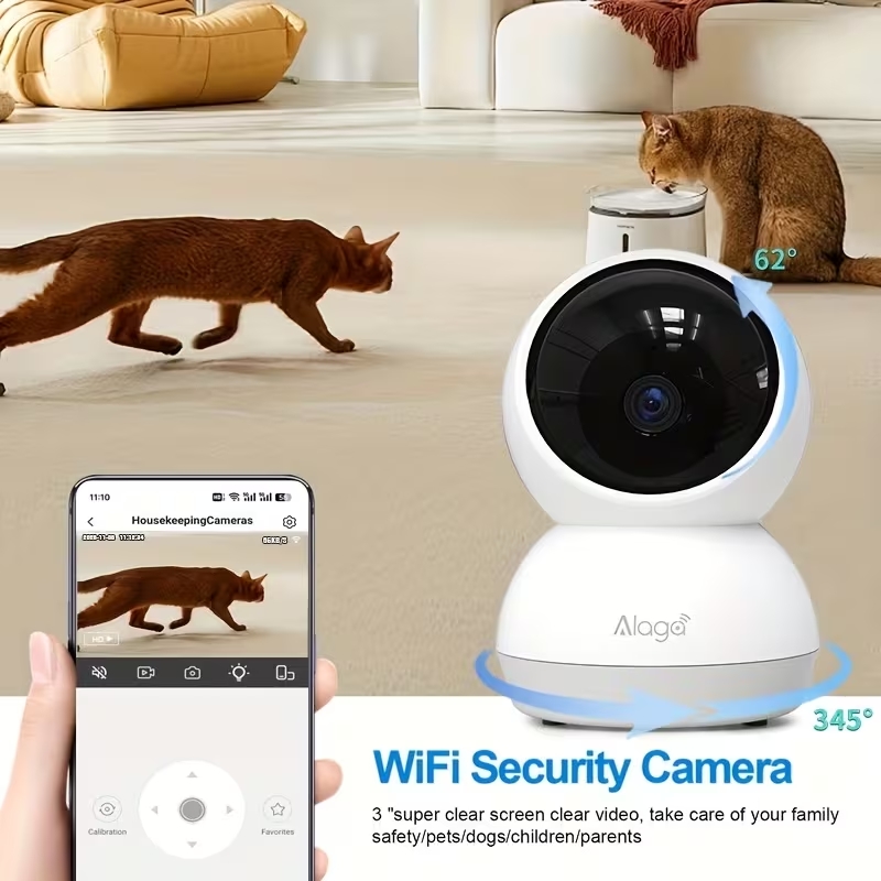Slimme WiFi-beveiligingscamera - Baby Nursery Camera recensie en prijs