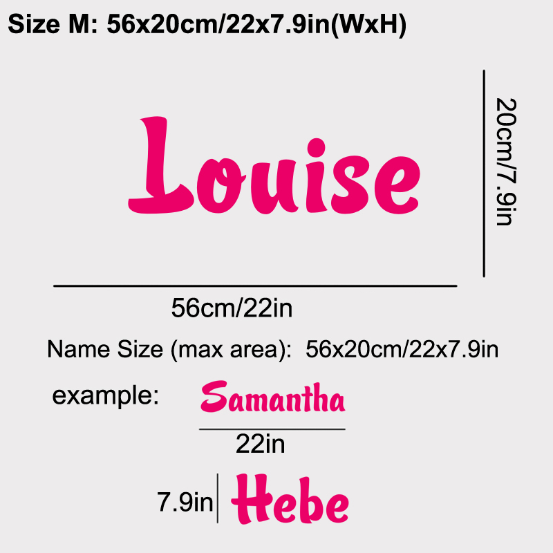 Gepersonaliseerde naam vinyl s - Baby Nursery Labels recensie en prijs