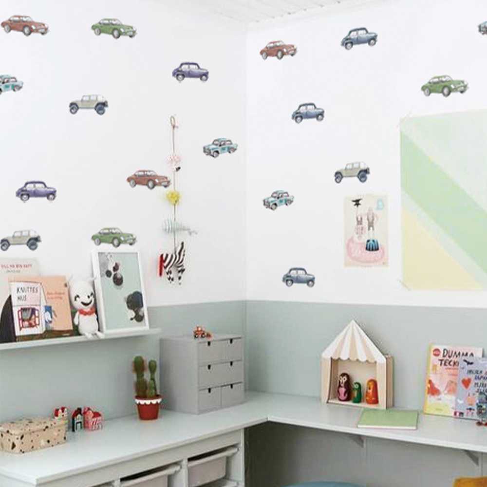 Cartoon Kids Transport Auto Vr - Baby Nursery Labels recensie en prijs