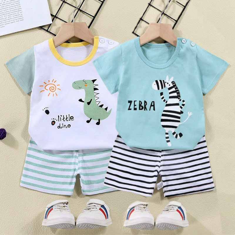 Katoen Tees + Shorts 2-delige  - Baby Nursery Ideas Boy recensie en prijs