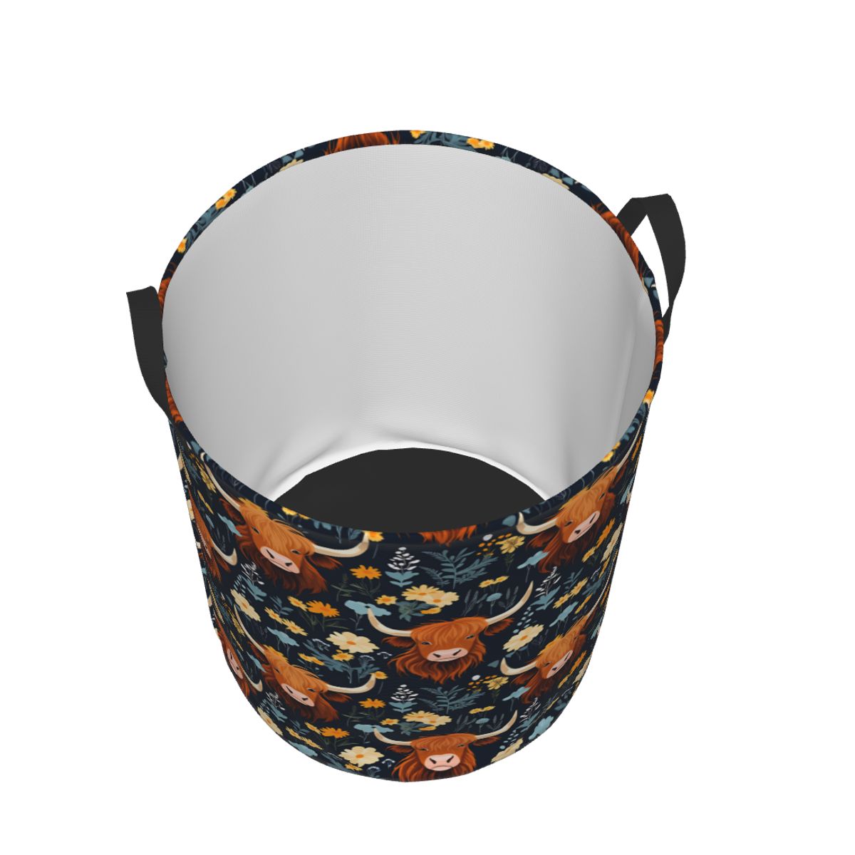 Bloemen Highland Cows wasmand  - Laundry Hamper Nursery recensie en prijs
