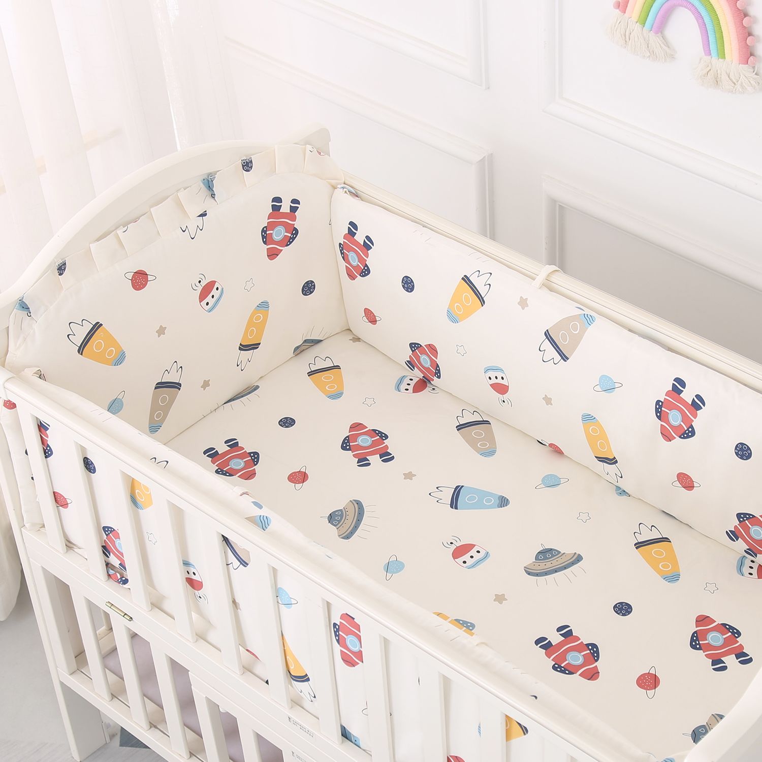 Cartoon Wieg Liner 3D Mesh Kat - Baby Nursery Sale recensie en prijs