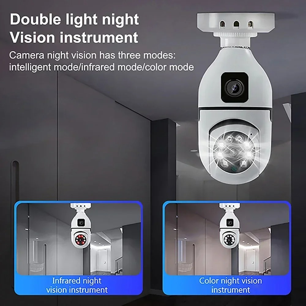 WiFi IP-camera E27 Bulb Cam 8M - Baby Nursery Camera recensie en prijs