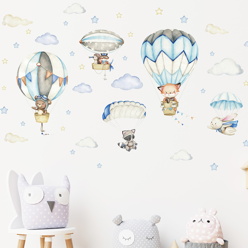Cartoon Schattige Dieren Lucht - Baby Nursery Things recensie en prijs