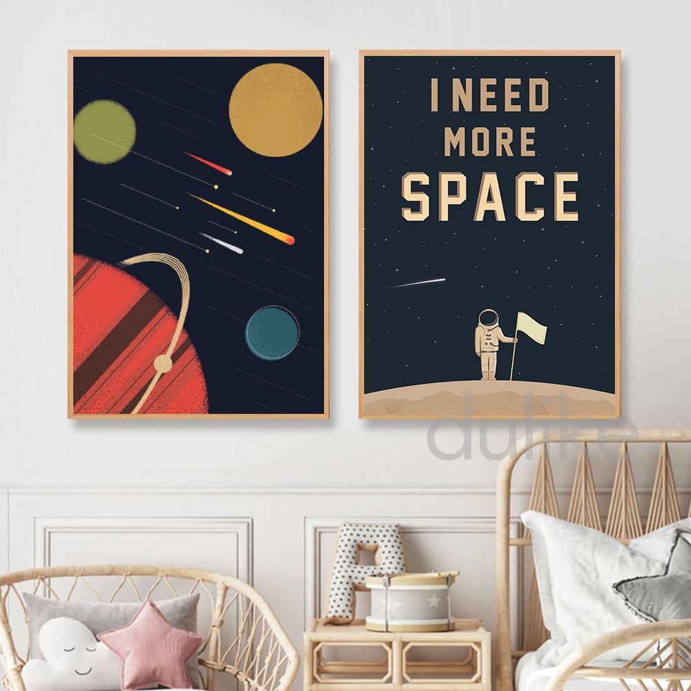 Ruimte Thema Nursery Wall Art  - Baby Boy Nursery Quotes recensie en prijs