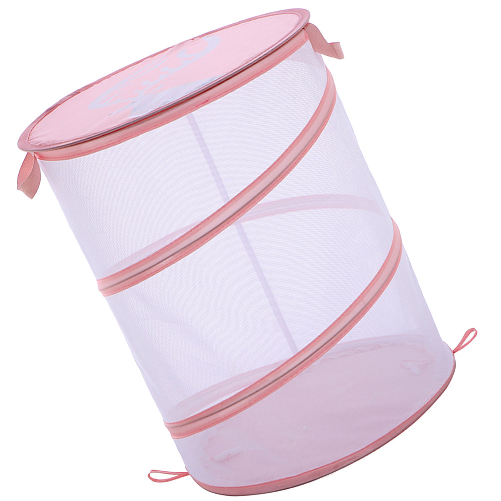 Wasmand van polyester mesh, op - Laundry Hamper Nursery recensie en prijs