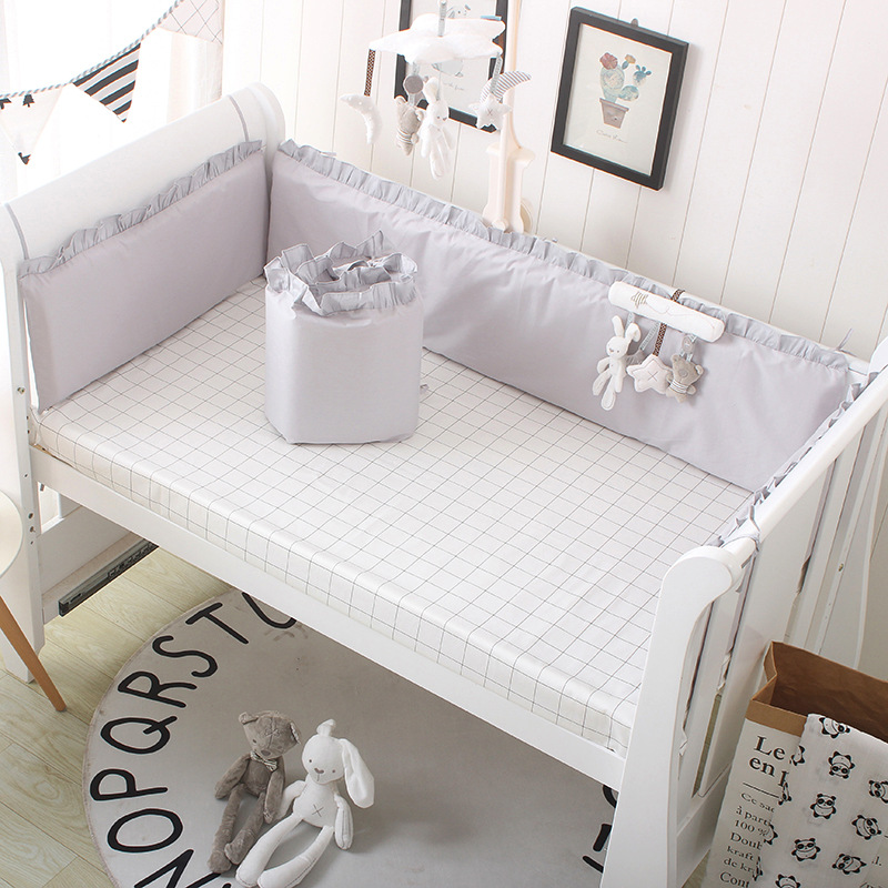 5 Stuks Effen Katoenen Babybed - Baby Nursery Sale recensie en prijs