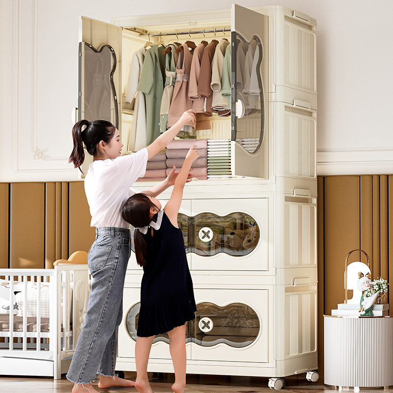 Eenvoudige opbergkast voor kin - Closet Organizer Baby recensie en prijs