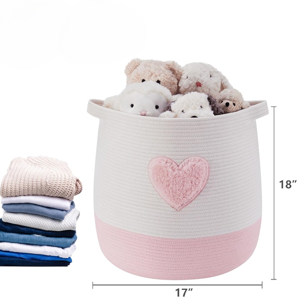 Roze wasmand mand voor kindere - Laundry Hamper Nursery recensie en prijs