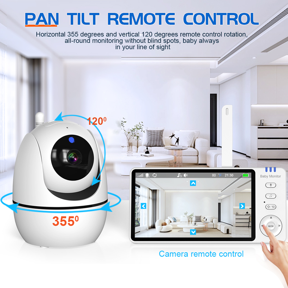 Video-babyfoon met camera en a - Baby Nursery Camera recensie en prijs
