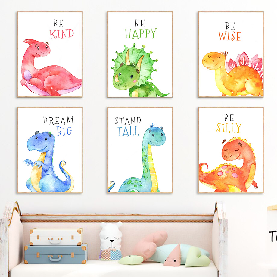 Cartoon Dinosaurus Quotes Wall - Baby Boy Nursery Quotes recensie en prijs