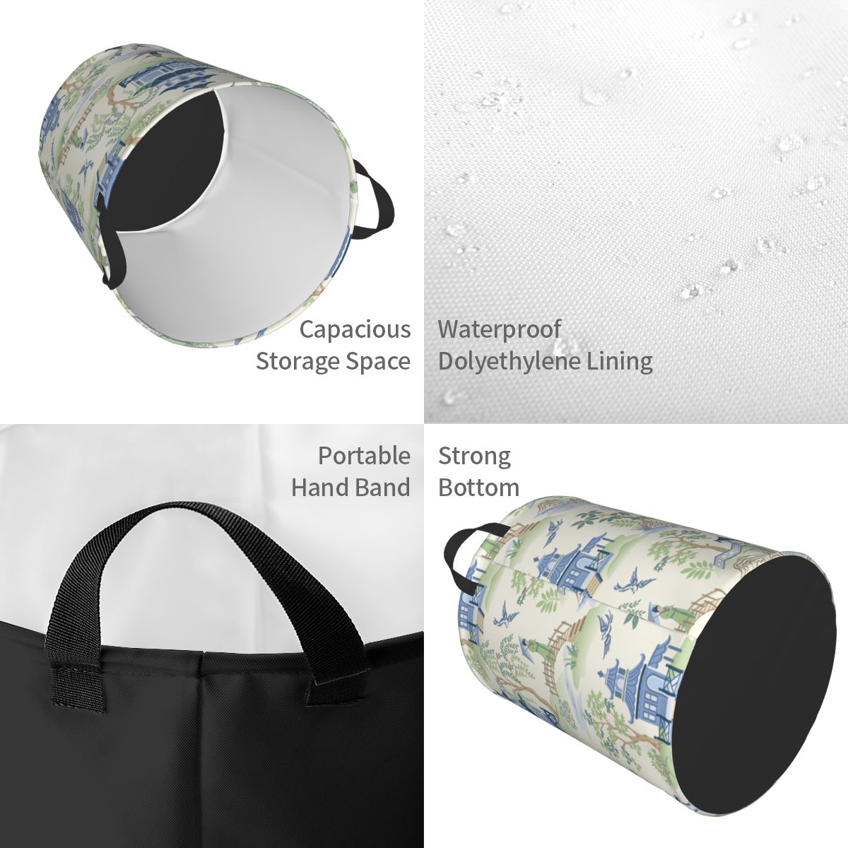 Custom Vintage Chinoiserie Wil - Laundry Hamper Nursery recensie en prijs
