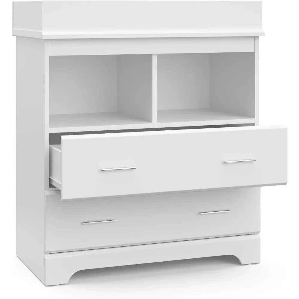 Commode met 2 lades (wit) – vo - Changing Table Topper recensie en prijs