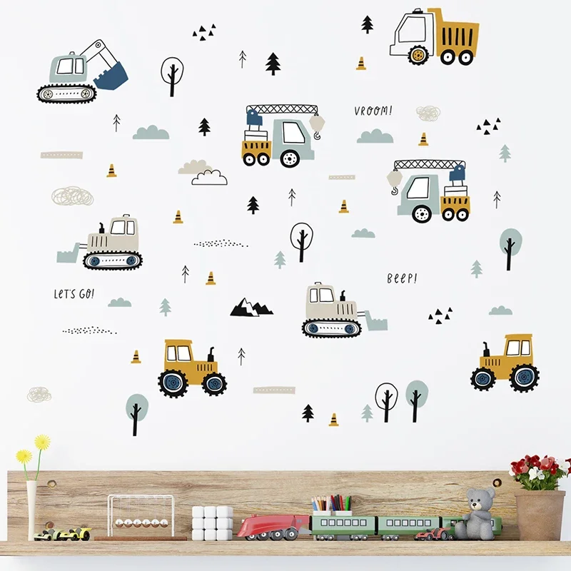 Handgetekende schattige auto's - Baby Nursery Things recensie en prijs