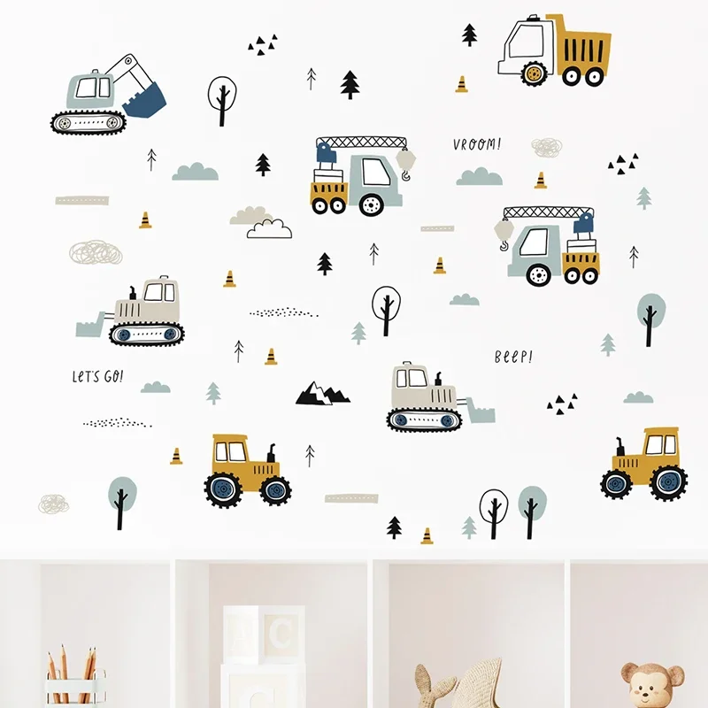 Handgetekende schattige auto's - Baby Nursery Things recensie en prijs
