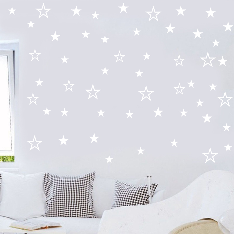 Mixed Size Hollow Effen Sterre - Baby Nursery Labels recensie en prijs