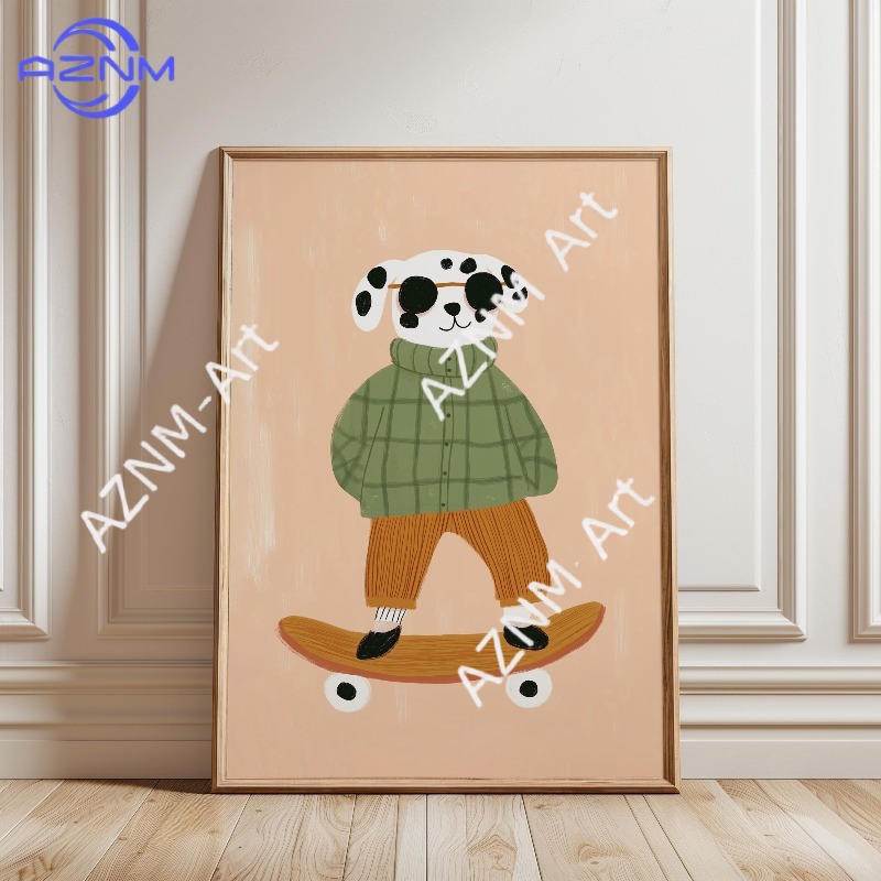1PC Grappige Dieren Skateboard - Baby Nursery Things recensie en prijs