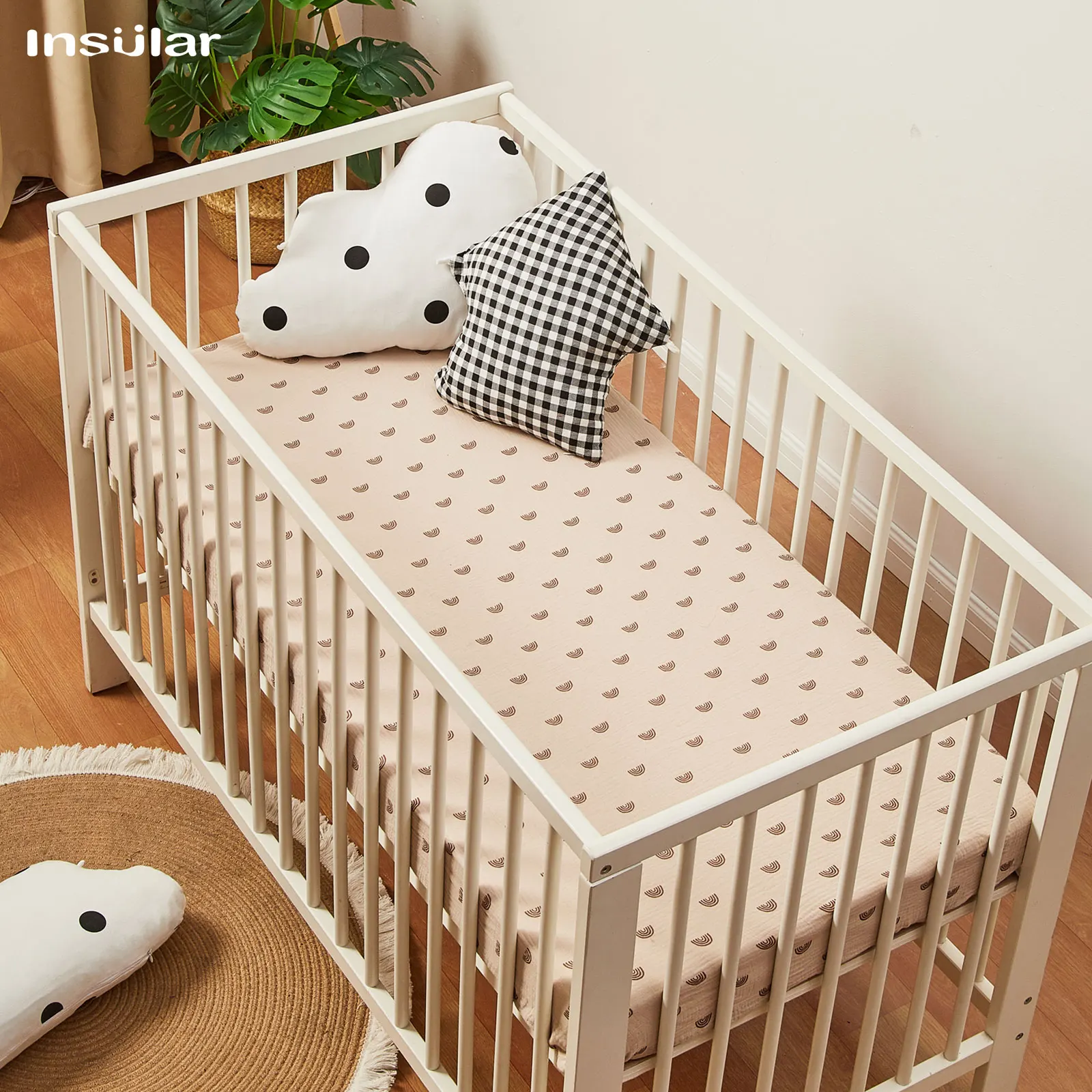 130*70 cm Wieg Hoeslakens Zach - Baby Nursery Sale recensie en prijs