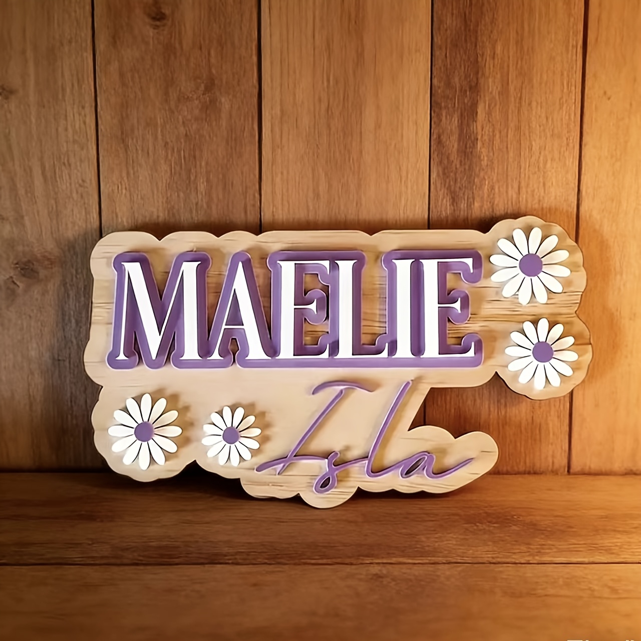 Aanpasbaar Daisy Accent houten - Baby Nursery Accent Wall recensie en prijs
