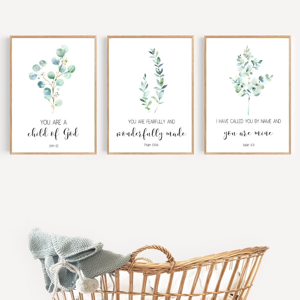 Christelijke Jongen Kinderkame - Baby Boy Nursery Quotes recensie en prijs