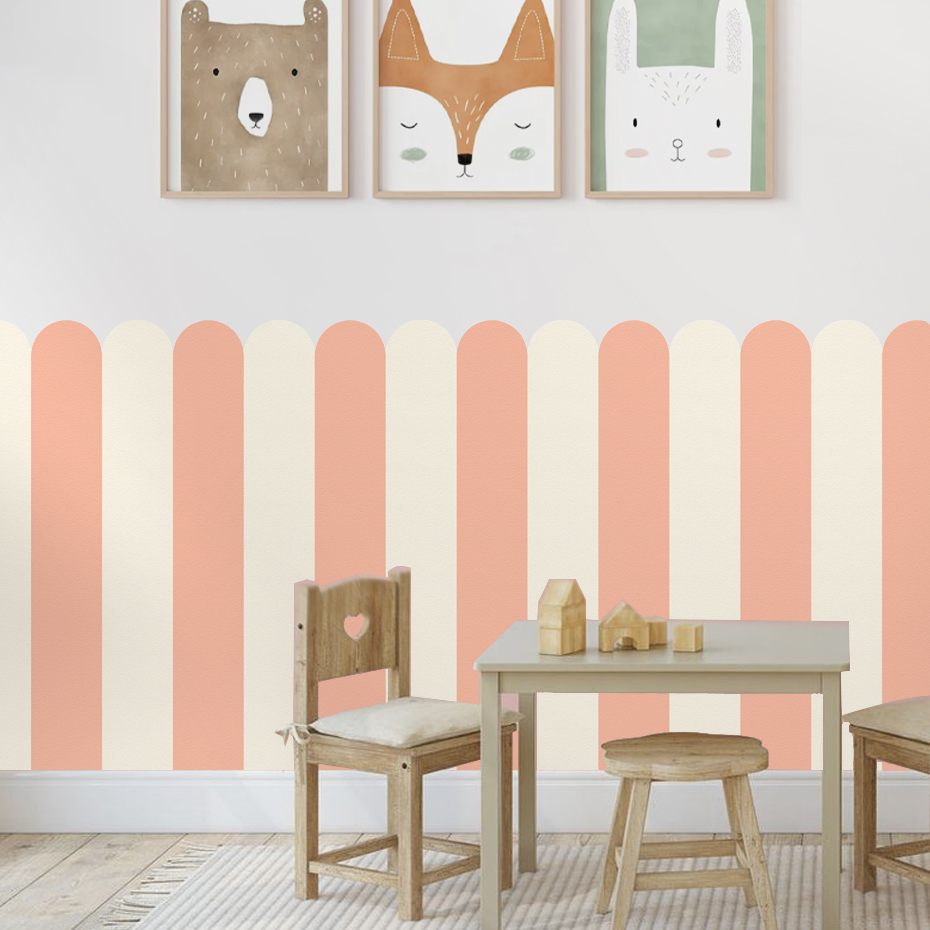 Veelkleurig verticaal gestreep - Baby Nursery Labels recensie en prijs