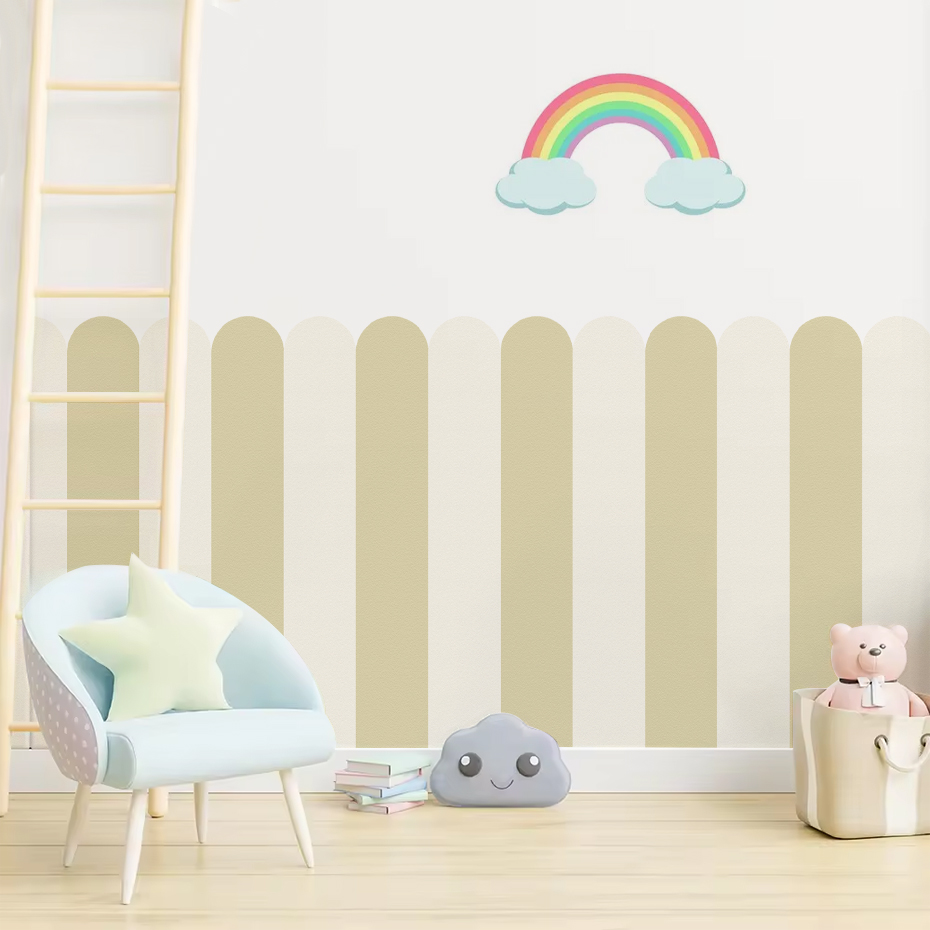 Veelkleurig verticaal gestreep - Baby Nursery Labels recensie en prijs